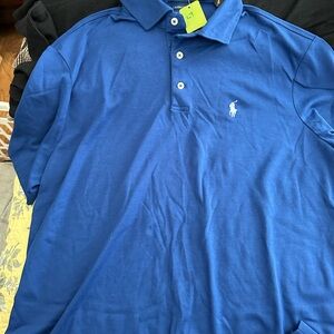 Ralph Lauren Men's Vibrant Blue Polo Shirt
